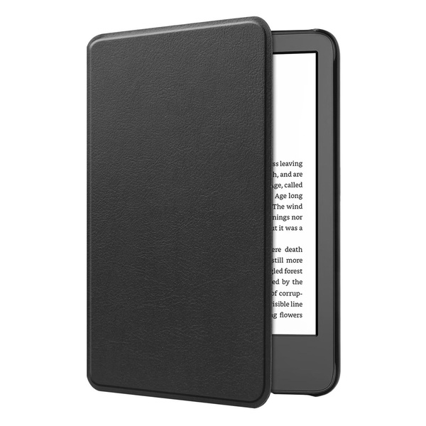 Etui Smart do Kindle 11 2022 Gen.11, czarne - ochronne z podstawką, dostęp do portów i przycisków