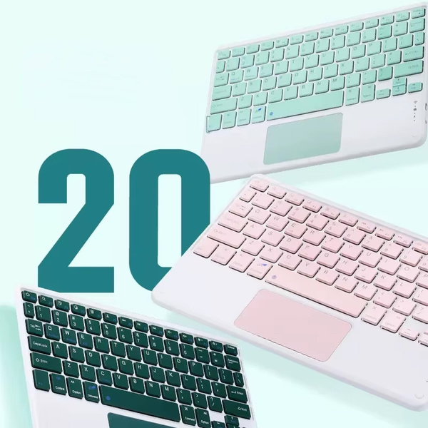 Etui z klawiaturą do Xiaomi Pad 7 / Pad 7 Pro 11.2 na rysik / Xiaomi Pad 7 Pro, różowe - ochronne z podstawką