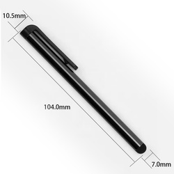 Precyzyjny rysik stylus pen do tabletu telefonu, uniwersalny, czarny