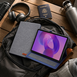 Etui Slim do Lenovo Idea Tab 11" TB336FU TB336ZU ZAFR0378PL z klapką - niebieskie