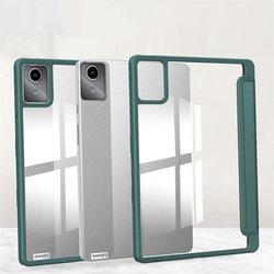 Etui Crystal case do Lenovo Tab M11 10.95 11 / 11 TB330, zielone - ochronne z podstawką