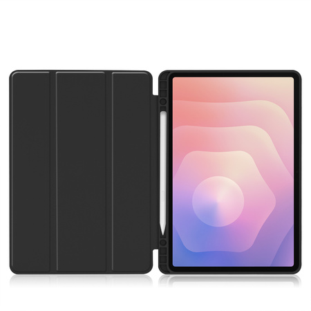 Etui Smart Pencil do Samsung Galaxy Tab S11 11 SM SMX736 z klapką, czarne - ochronne
