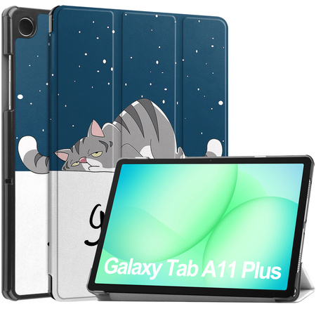 Etui Graphic Galaxy Tab A11+ / A9+ - Night Cat