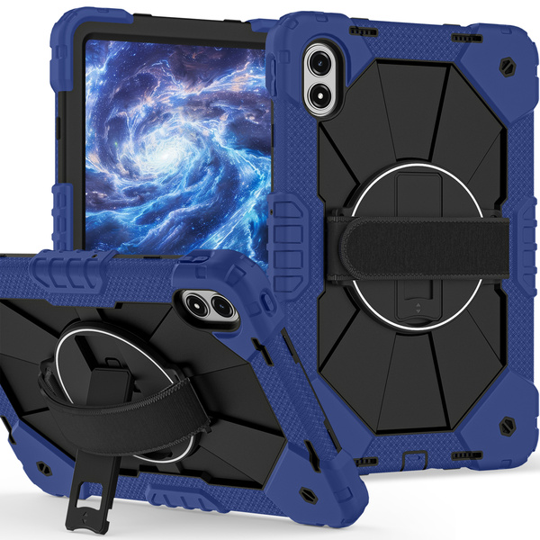 Etui pancerne z uchwytem do Redmi Pad Pro 2 12.1" 2025/ Pad Pro 2024/ Poco Pad M1, granatowe