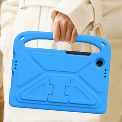 Etui ochronne z uchwytem do Lenovo Tab One 8.7 2025 TB305FU TB305XU, niebieskie, z podstawką