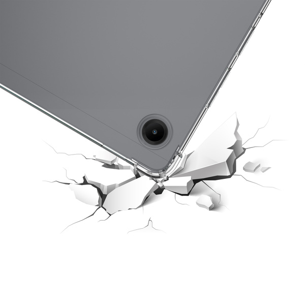 Etui do Galaxy Tab A11+ Plus 10.9 2025 A9+ Plus 2023 silikonowe plecki - ochronne z podstawką