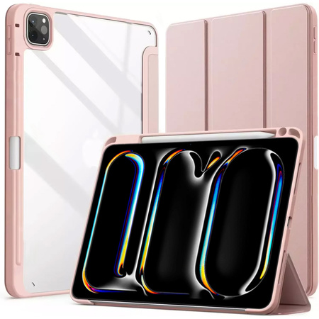 Hard Crystal Case for iPad Pro 11th Gen. 5 2024 (Pink)