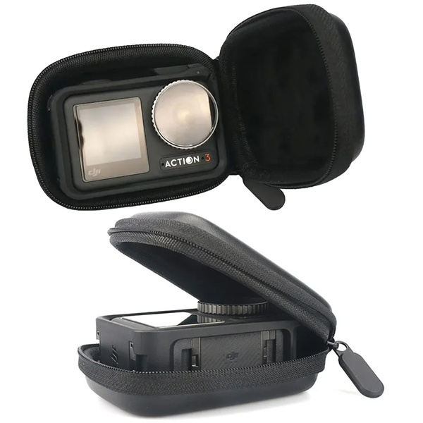Etui Wodoodporne IP54 do Kamery GoPro Hero 13 12 11 10 9 Dji Action 5 4 / Dji Osmo Action 3 / Dji Osmo Action 5, czarne - ochronne
