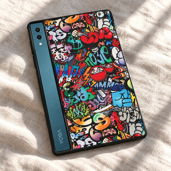 Etui graficzne do Lenovo Yoga Tab Plus 12.7 2025 TB520FU ZAEG0022PL z klapką i podstawką
