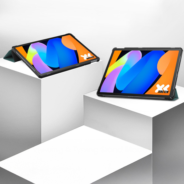 Etui Smart do Lenovo Idea Tab 11 2025 z klapką, zielone - ochronne z podstawką