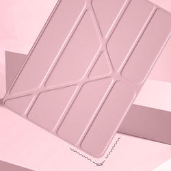 Etui Clear Trifold do Samsung Galaxy Tab S6 Lite 2022 / 24 10.4 - ochronne, różowe