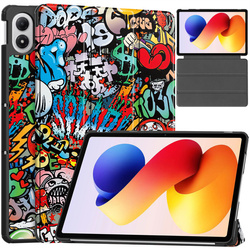 Etui do Xiaomi Redmi Pad 2 PRO 12.1 2025 / POCO Pad M1 graficzne SMART