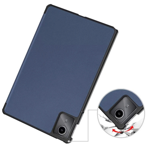 Etui Smart do Lenovo Tab M11 10.95 11 TB330 / Tab M11, granatowe - ochronne z podstawką