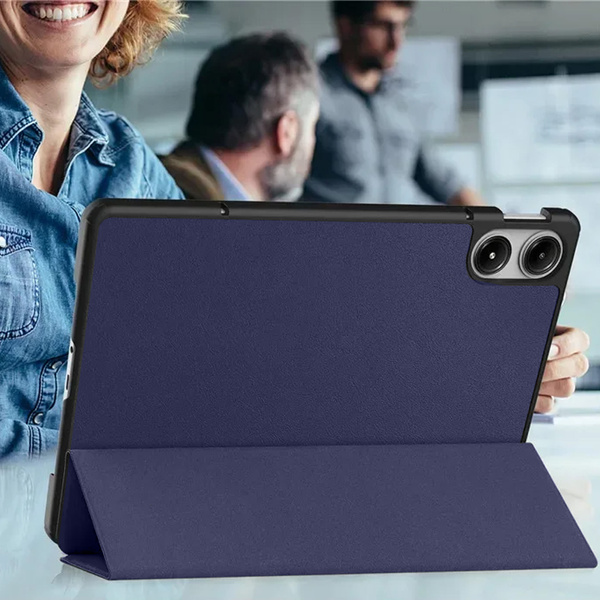 Etui Smart do Xiaomi Redmi Pad Pro 12.1 2024 z klapką / Redmi Pad Pro 12.1 2024, granatowe - ochronne z podstawką
