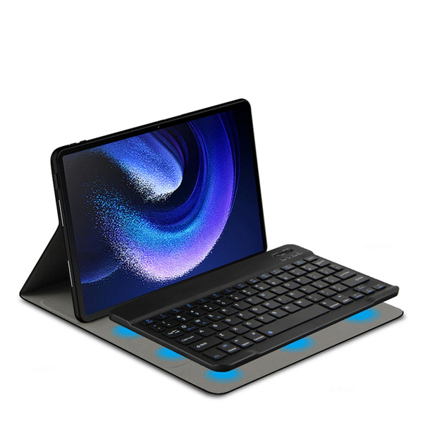 Etui do Lenovo Tab P12 TB-370, czarne - ochronne z podstawką, dostęp do portów i przycisków