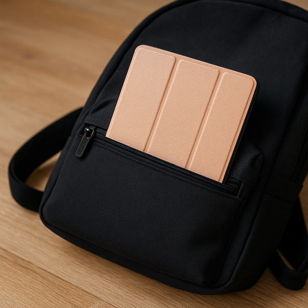 Etui Smart z klapką do Lenovo Tab K11 Plus 11.45 / Lenovo K11 Plus, różowe złoto - ochronne z podstawką