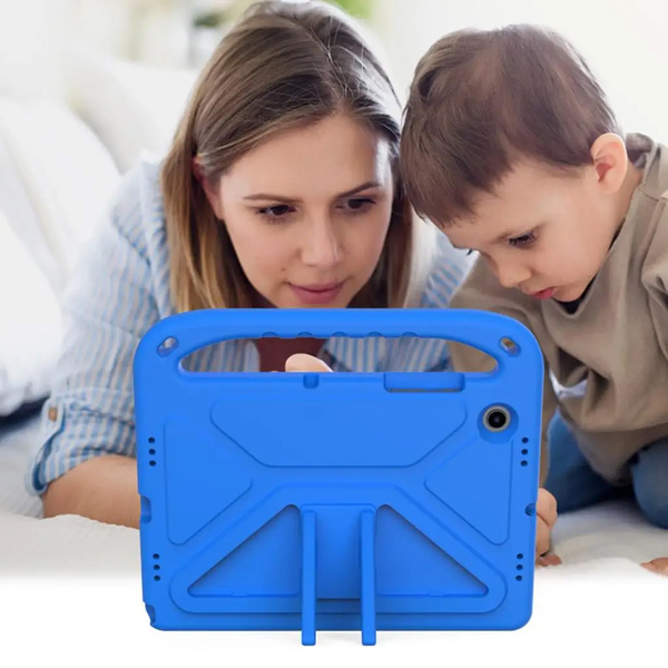 Etui FunColor z uchwytem do Samsung Galaxy Tab A9 8.7 X110 / X115, niebieskie - ochronne
