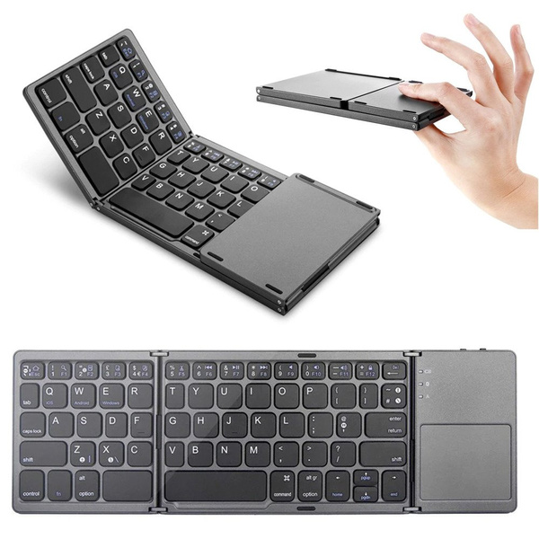 Bezprzewodowa Klawiatura Bluetooth Touchpad Uniwersalna Składana 50H
