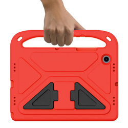 Etui FunColor z uchwytem do Samsung Galaxy Tab A9 8.7 X110 / X115, czerwone - ochronne