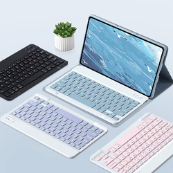 Etui z klawiaturą Bluetooth do Redmi Pad 2 Pro 2025, niebieskie - ochronne z podstawką