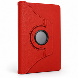 Etui obrotowe do Samsung Galaxy Tab A11 X135/ X133 A9 SM-X115/X110 - czerwone