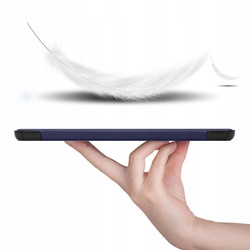 Etui Smart z klapką do Lenovo Tab Plus 11, granatowe - ochronne z podstawką