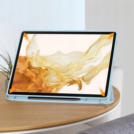 Etui Smart pencil TPU do Samsung Galaxy Tab S10+ S10 Plus (Niebieskie)