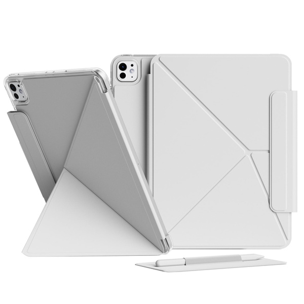 Etui Origami do Apple iPad Air 11 M3 2025 / Air 11 M2 2024 Gen 7 6 / iPad Air 11 M2 2024, białe - ochronne