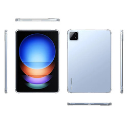 Etui Silikonowe do Xiaomi Pad 7 / Pad 7 Pro 11.2 / Xiaomi Pad 7 Pro, przezroczyste - ochronne z podstawką