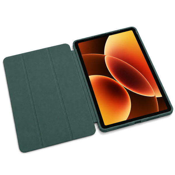 Etui Smart do Xiaomi Pad 7 / 7 PRO / Pad 8 / 8 PRO / Pad 9 z klapką i podstawką - zielone