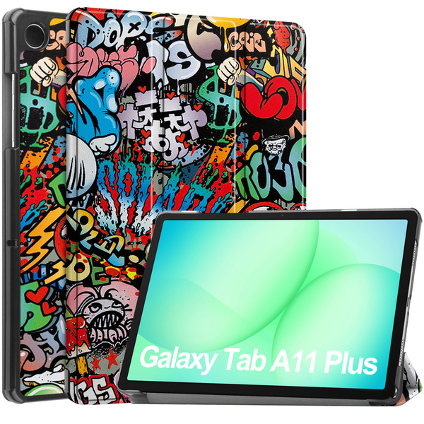 Etui do Samsung Galaxy Tab A11+ Plus 10.9 2025 / A9 Plus - ochronne z podstawką, dostęp do portów i przycisków