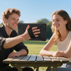 Etui do Samsung Galaxy Tab A11 Plus 10.9 2025 - Pancerne z szybką, uchwytem i paskiem