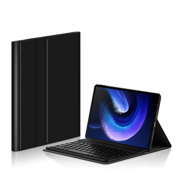 Etui do Lenovo Tab P12 TB-370, czarne - ochronne z podstawką, dostęp do portów i przycisków