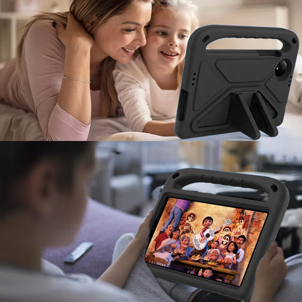 Etui pancerne FunColor do Xiaomi Redmi Pad SE 8.7 2024, czarne - ochronne z podstawką
