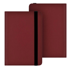 Etui Skórzane z uchwytem do Kindle 11 / 10 Paperwhite 1 / Kindle 2 / Kindle 3, czerwone - ochronne z podstawką
