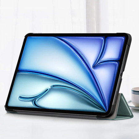 Etui Smart Case pokrowiec obudowa do iPad Air 13 Gen 6 2024 A2903 A2904, zielone