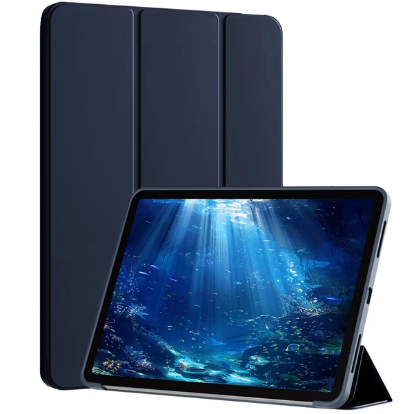 Etui Smart z magnetyczną z klapką do Xiaomi Redmi Pad SE 8.7 2024, granatowe - ochronne z podstawką