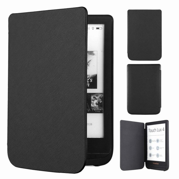Etui Smart do Pocketbook Touch Lux 4 / Pocketbook Touch Lux 5 627 / Pocketbook Touch Lux 616 / 628 HD 3, czarne - ochronne