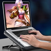 Regulowana Podstawka chłodząca pod laptop 12-17″ antypoślizgowa, biały