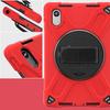 Etui Shockproof z uchwytem do Lenovo Tab M11 10.95, czerwone - ochronne z podstawką, dostęp do portów i przycisków