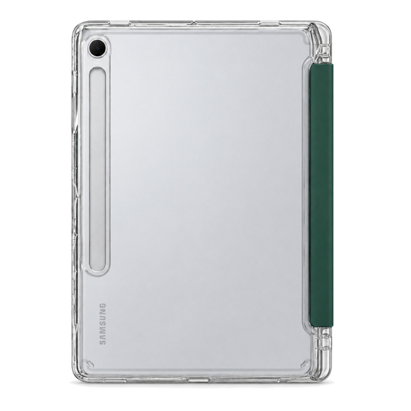 Etui Trifold do Galaxy Tab S10 Lite 10.9/ S10 FE/ S9 FE/ S9/ S8 z miejscem na rysik - zielone