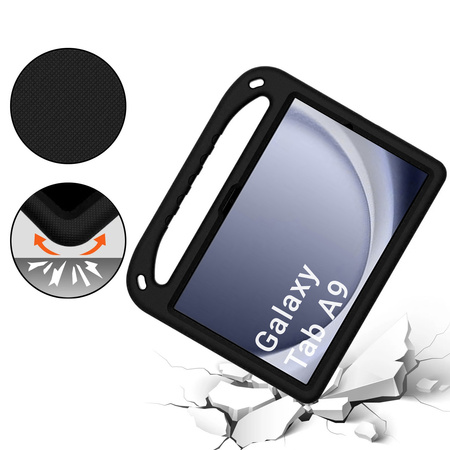 Etui FunColor z podstawką uchwytem do Samsung Galaxy Tab A9 8.7 X110/X115, czarne