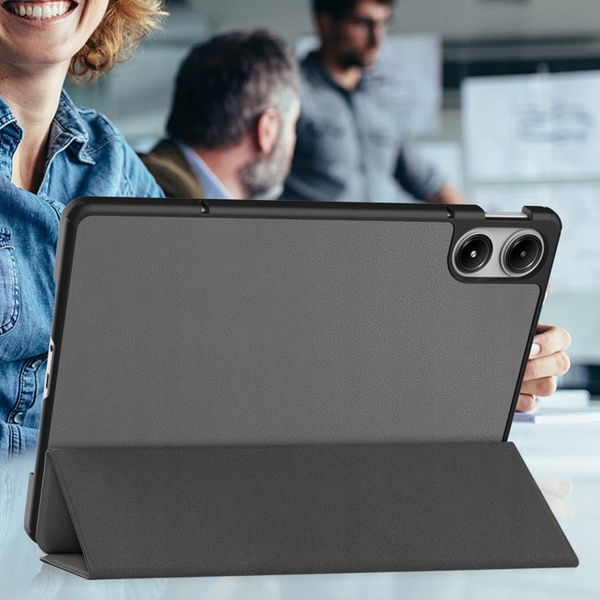 Etui z uchwytem na rysik do Redmi Pad 2 11 2025, ochronne, szare