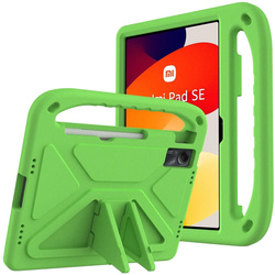 Etui do Xiaomi Redmi Pad SE 11 2023, zielone - ochronne z podstawką, dostęp do portów i przycisków