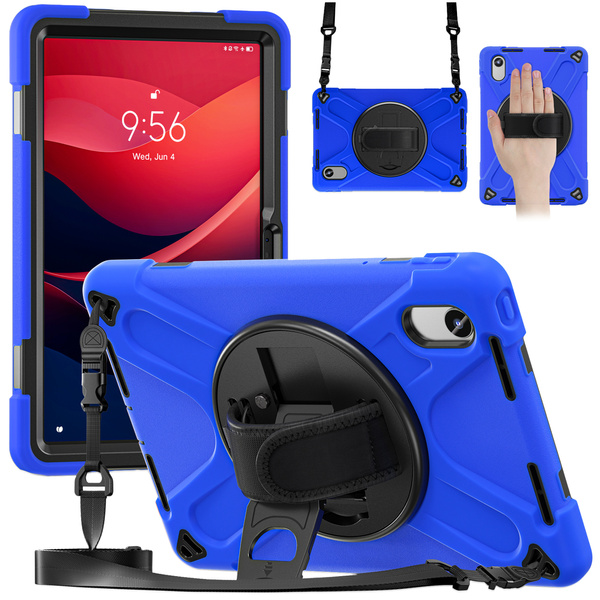 Etui pancerne Armor do Idea Tab 11 / Lenovo Idea Tab - ochronne z podstawką, dostęp do portów i przycisków