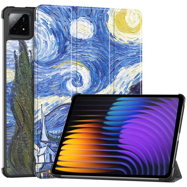 Etui Graficzne do Xiaomi Pad 7 / Pad 7 Pro 11.2 z klapką / Xiaomi Pad 7 Pro - ochronne z podstawką