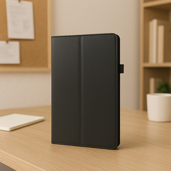 Etui Slim z klapką do Lenovo Tab M10 10.1 2022 3 Gen / 3rd Gen, czarne - ochronne z podstawką