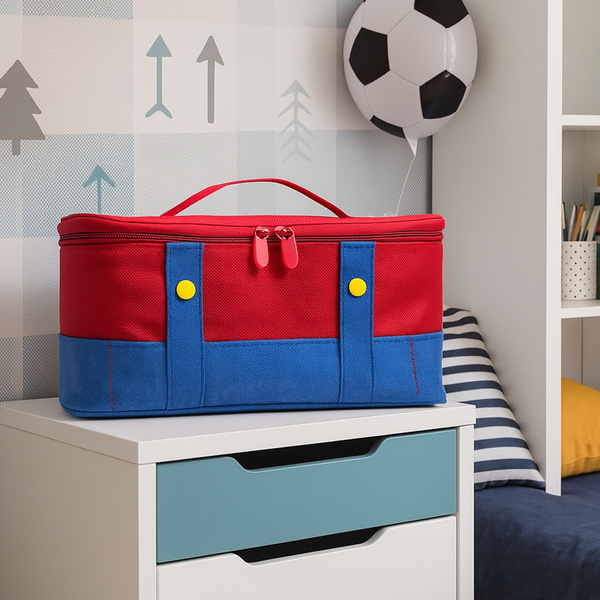 Etui Torba podróżna do Nintendo Switch 2 2025 z przegrodami wodoodporna, mario - ochronne z podstawką