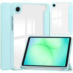 Etui Clear Pencil do Galaxy Tab A11+ 10.9 2025 X230/ X235/ X236 A9+ SM-X215/ X216, niebieskie