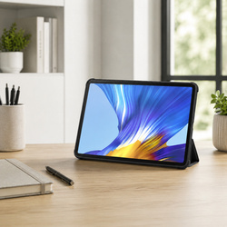 Etui z klapką do Huawei MediaPad M5 Lite 10 ochronne z podstawką - czarne